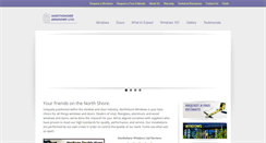 Desktop Screenshot of northshorewindows.com